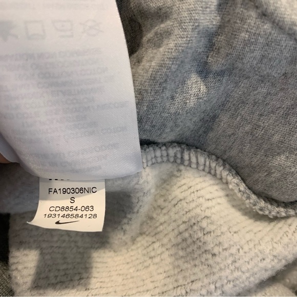 Nike Air Rose Gold Logo Heather  Grey Jogger Sportswear Pants Ladies' sz S - Picture 9 of 9